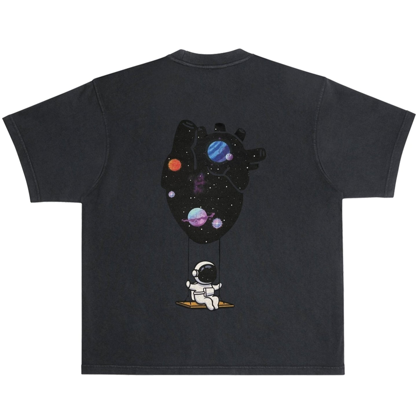 Space For Dreams Heavyweight Tee Wear The Peace Short Sleeves Off White S