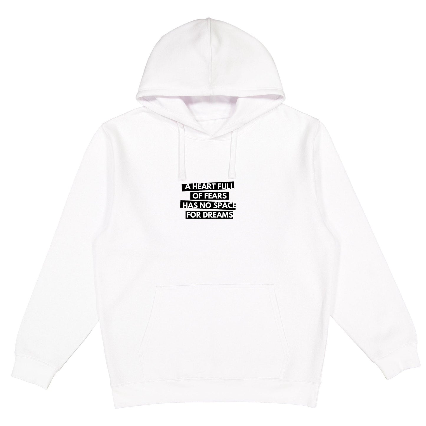 Space For Dreams White Hoodie Wear The Peace Hoodies S