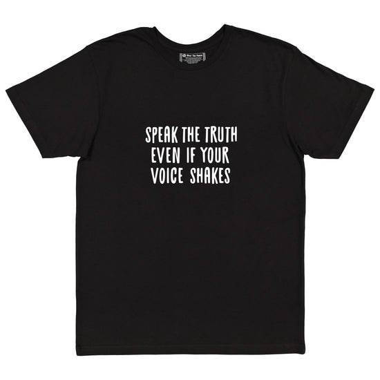 Speak The Truth Tee Wear The Peace Short Sleeves S