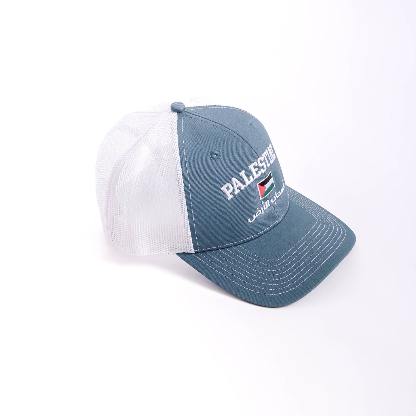 The Land Owners Trucker Cap Wear The Peace Dad Caps Slate