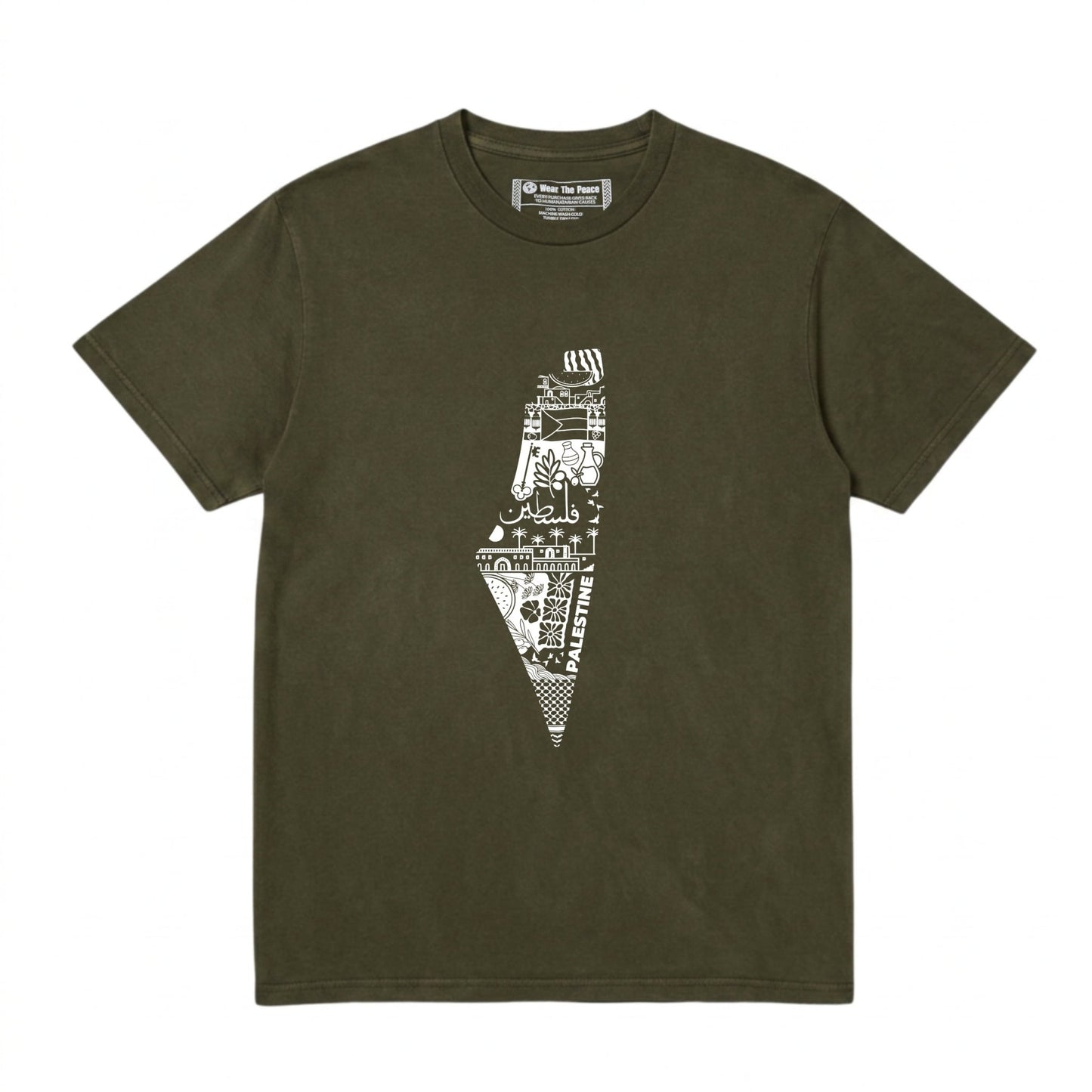 The Land Vintage Tee Wear The Peace Short Sleeves S