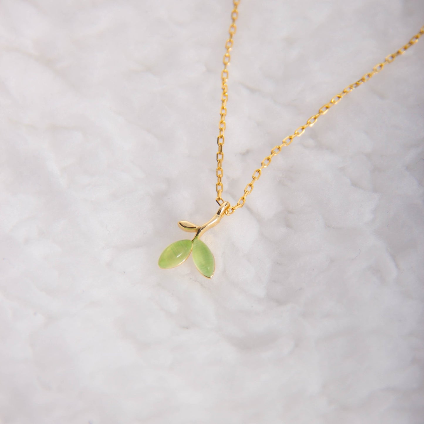 The Olive Sterling Silver Necklace Wear The Peace Necklaces Rose Gold