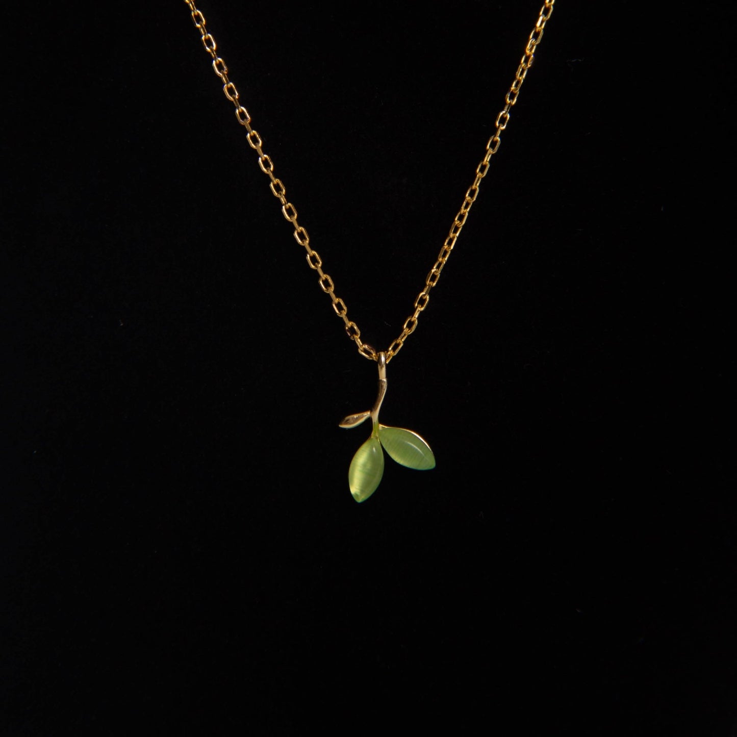 The Olive Sterling Silver Necklace Wear The Peace Necklaces Gold