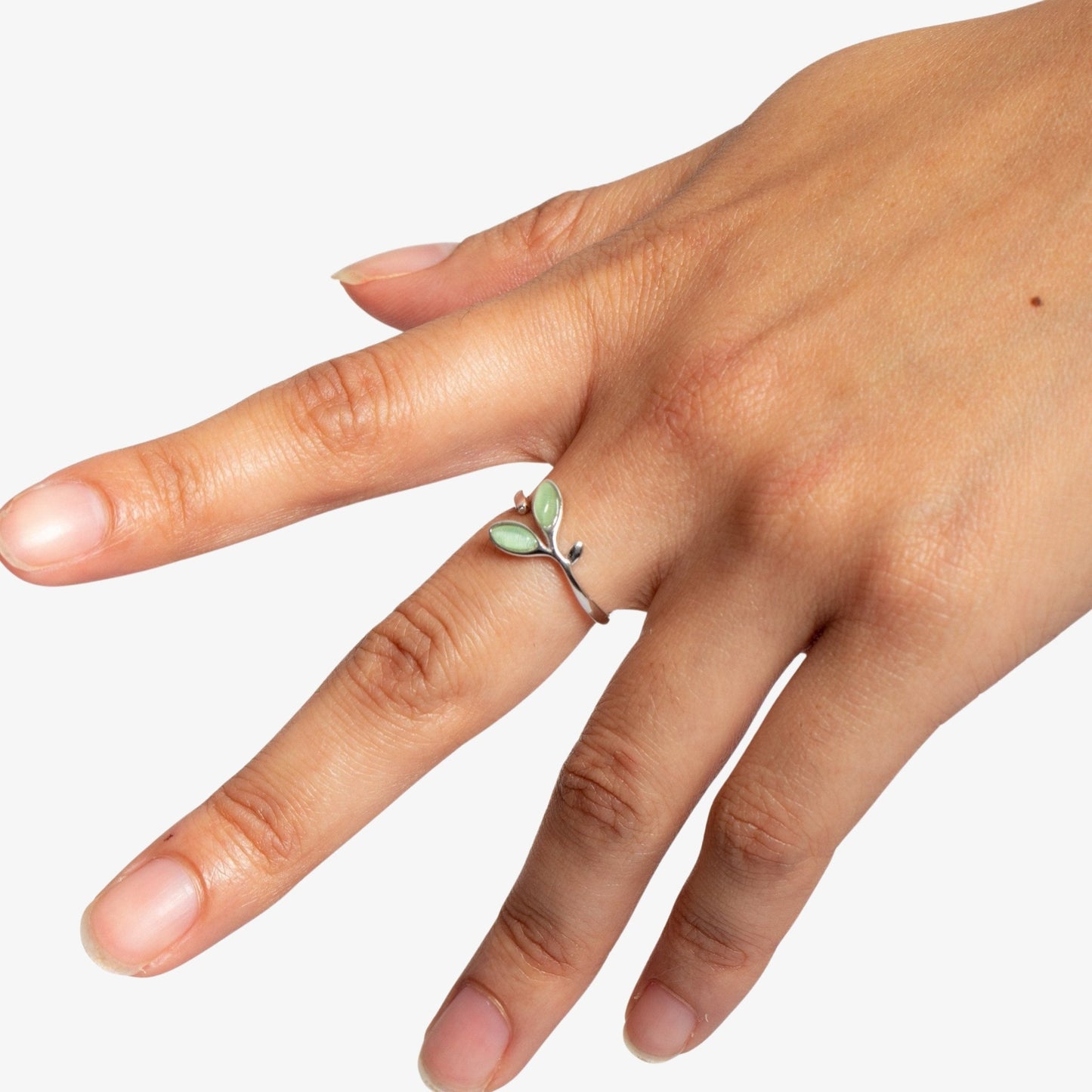 The Olive Sterling Silver Ring Wear The Peace Bracelets