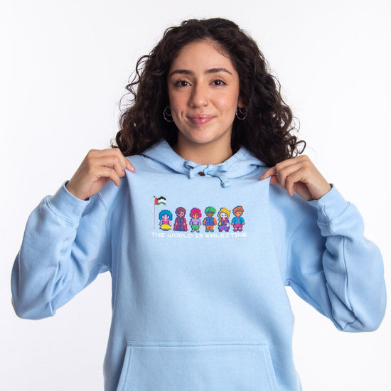 The World Is Palestine Hoodie Wear The Peace Hoodies S