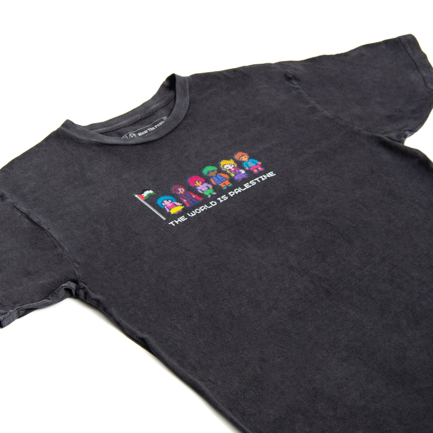 The World Is Palestine Tee Wear The Peace Short Sleeves S