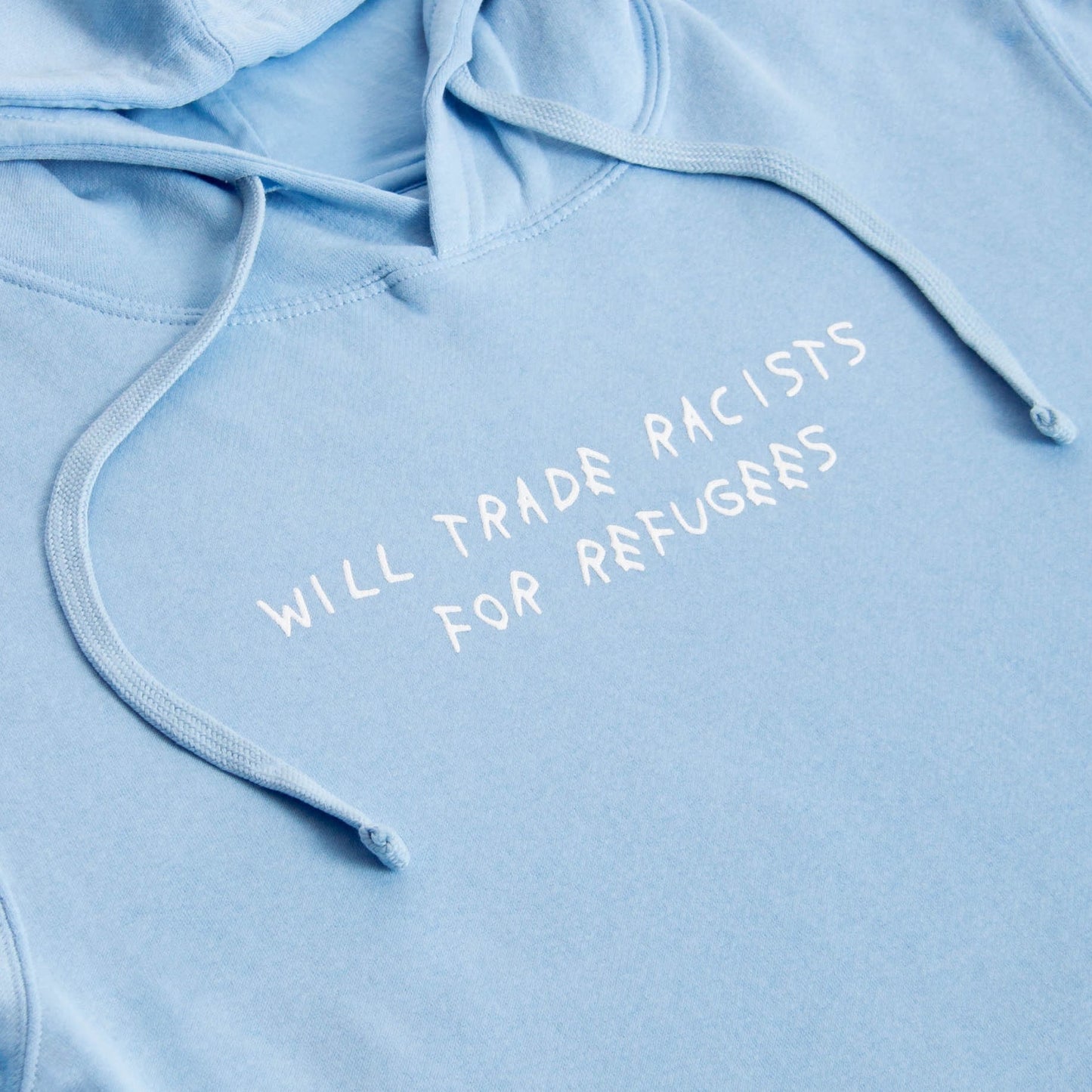 Trade Racists For Refugees Hoodie Wear The Peace Hoodies S