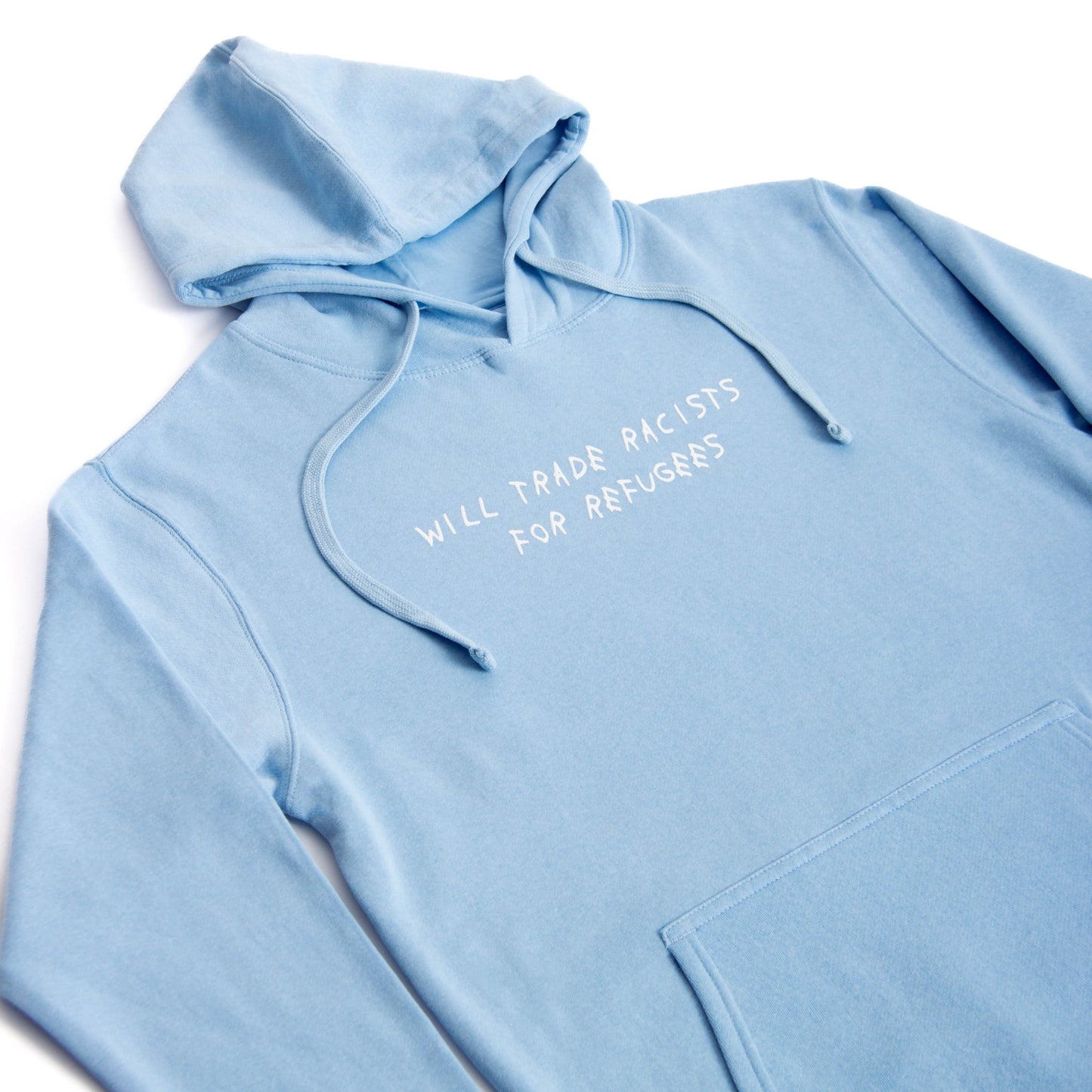 Trade Racists For Refugees Hoodie Wear The Peace Hoodies S