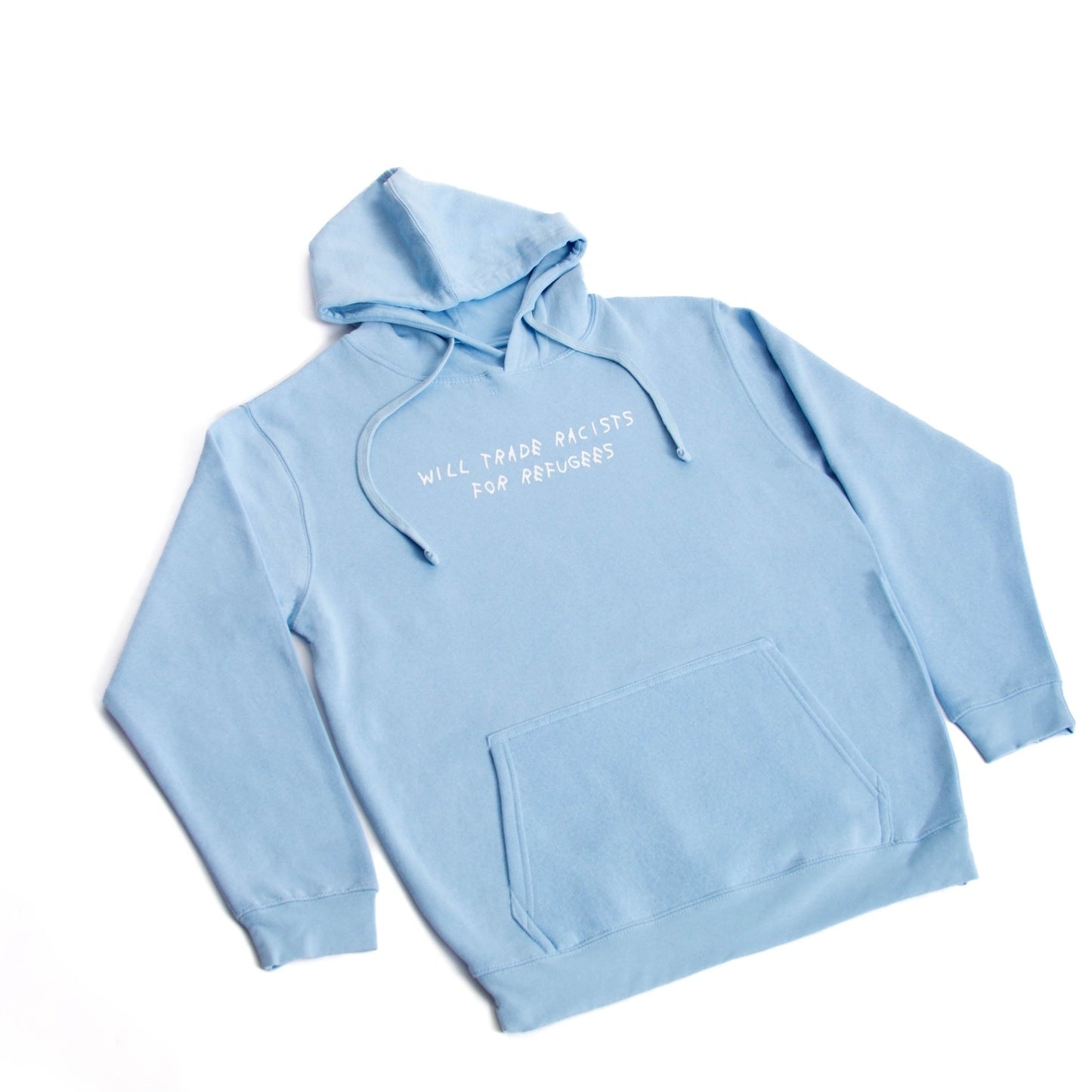 Trade Racists For Refugees Hoodie Wear The Peace Hoodies S