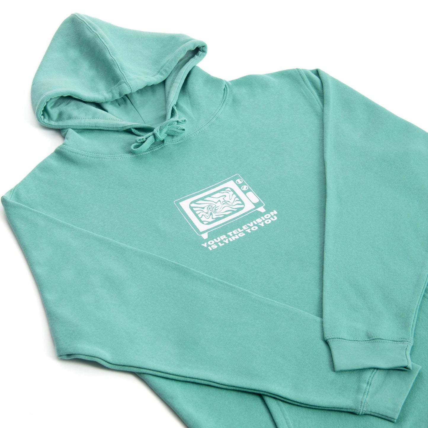 TV Is Lying To You Hoodie Wear The Peace Hoodies S