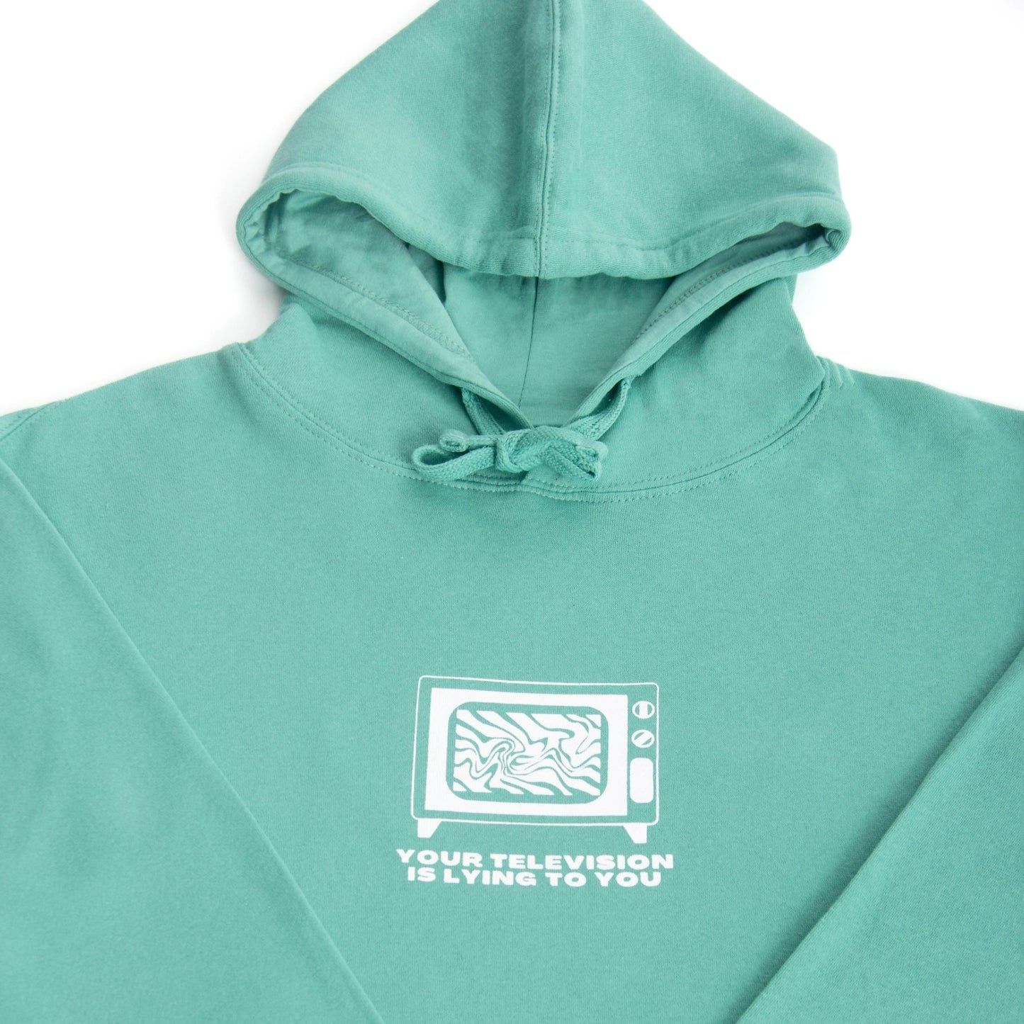 TV Is Lying To You Hoodie Wear The Peace Hoodies S