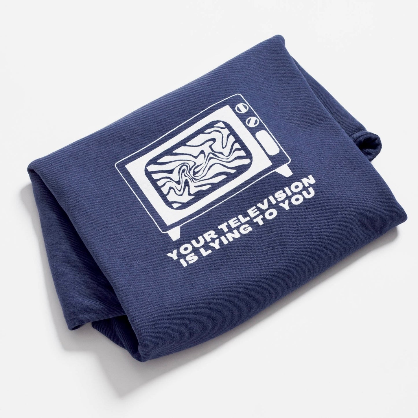 TV Is Lying To You Tee Wear The Peace Short Sleeves S