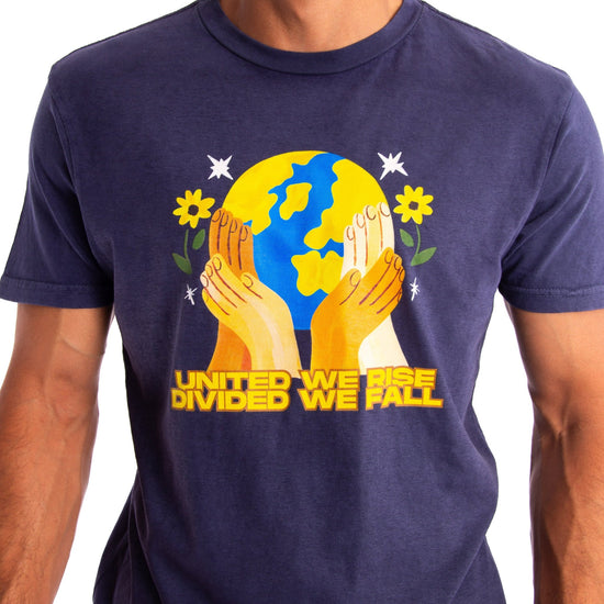 United We Stand Tee Wear The Peace Short Sleeves S