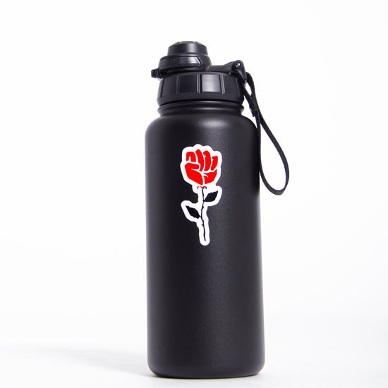 Unity Rose Sticker Wear The Peace Stickers 3 inches x 1.25 inches