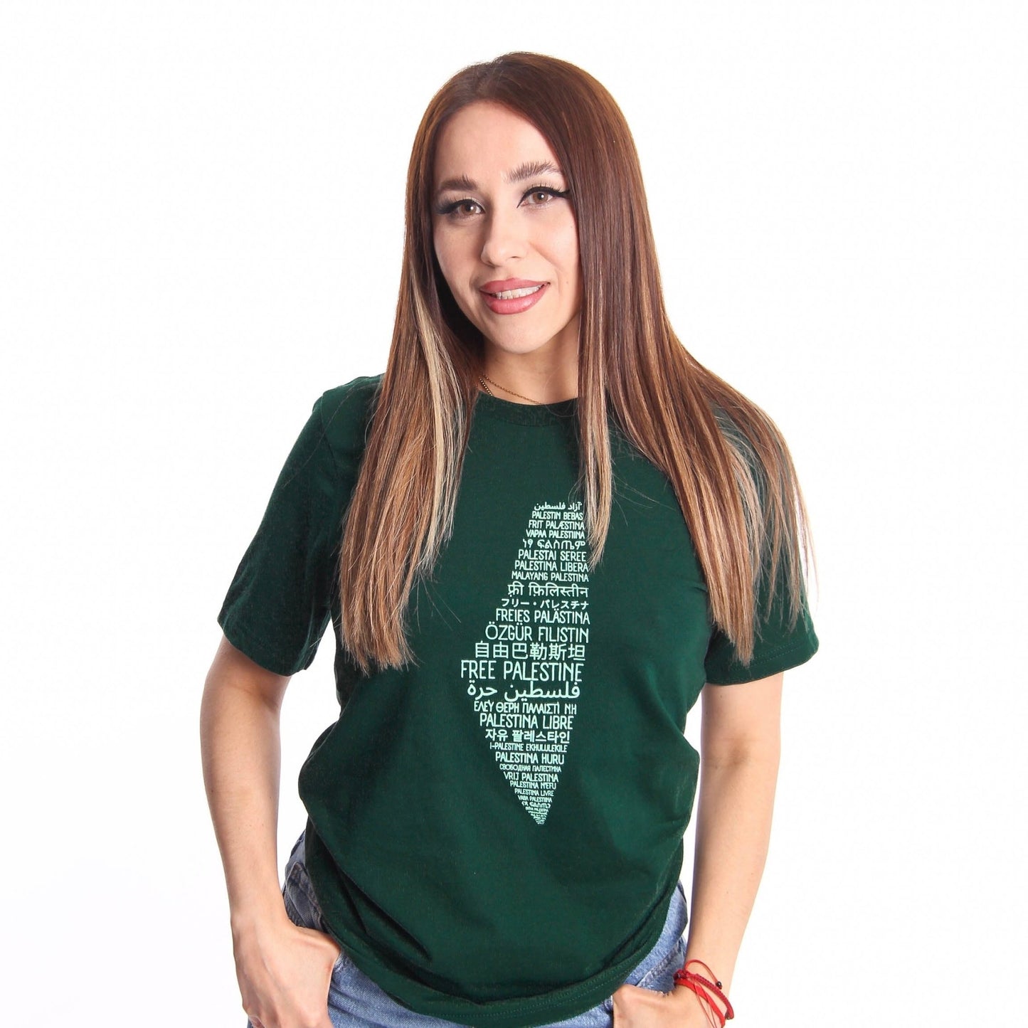 Voices For Freedom Tee Wear The Peace Short Sleeves Forest Green S