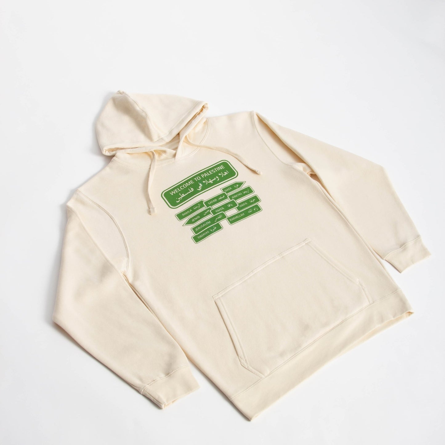 Welcome To Palestine Hoodie Wear The Peace Hoodies S