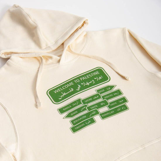 Welcome To Palestine Hoodie Wear The Peace Hoodies S