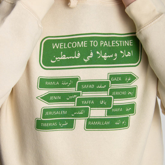 Welcome To Palestine Hoodie Wear The Peace Hoodies S