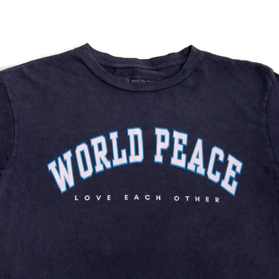 World Peace Vintage Tee Wear The Peace Short Sleeves Vintage Denim S