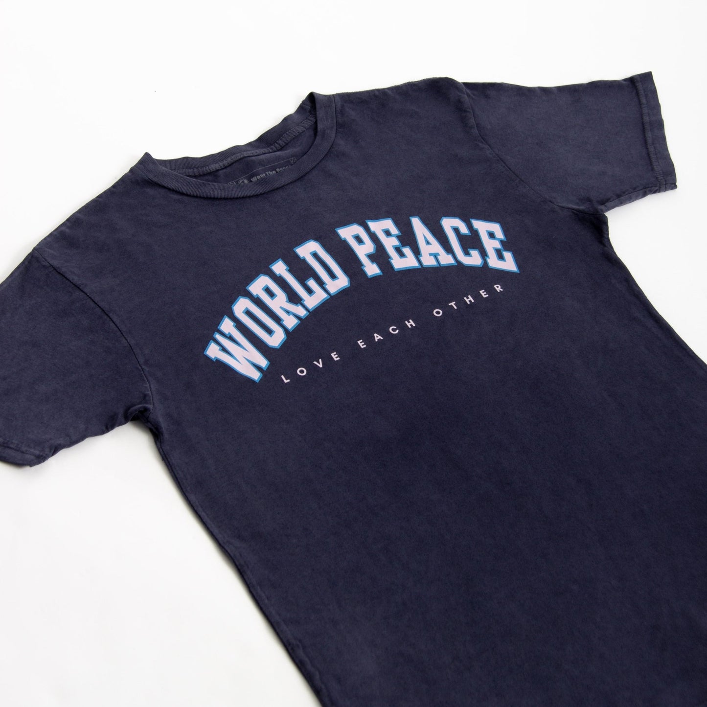 World Peace Vintage Tee Wear The Peace Short Sleeves Vintage Denim S