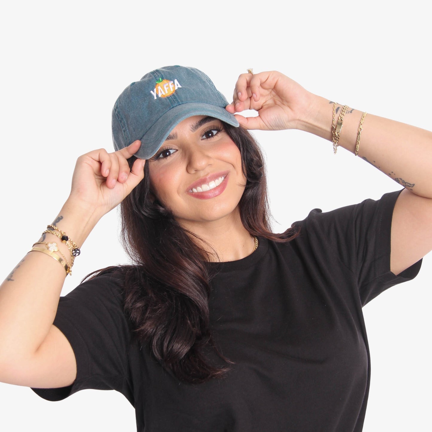 Yaffa's Oranges Cap Wear The Peace Dad Caps