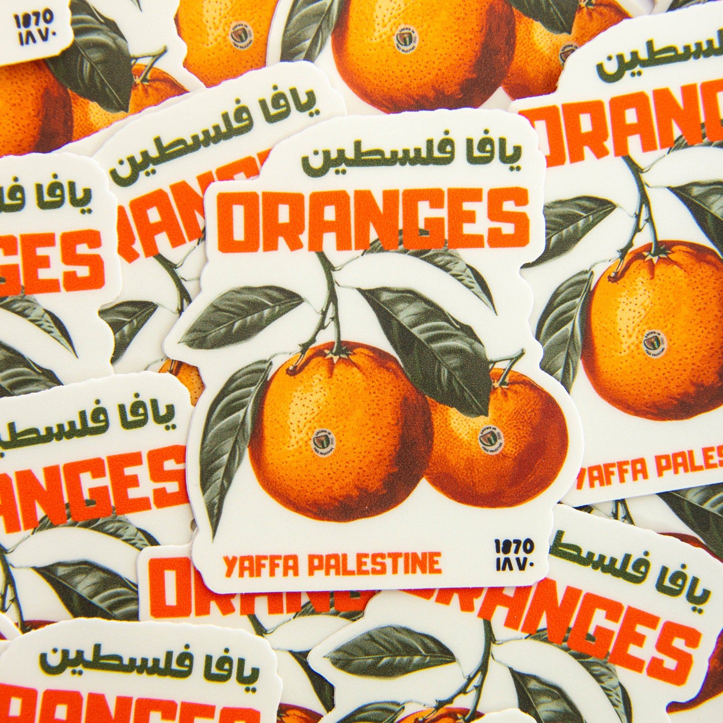 Yaffa's Oranges Sticker Wear The Peace Stickers