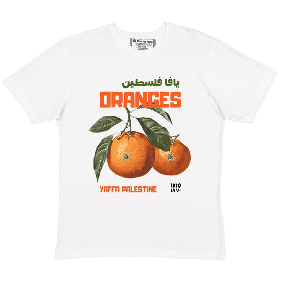 Yaffa's Oranges Tee Wear The Peace Short Sleeves S