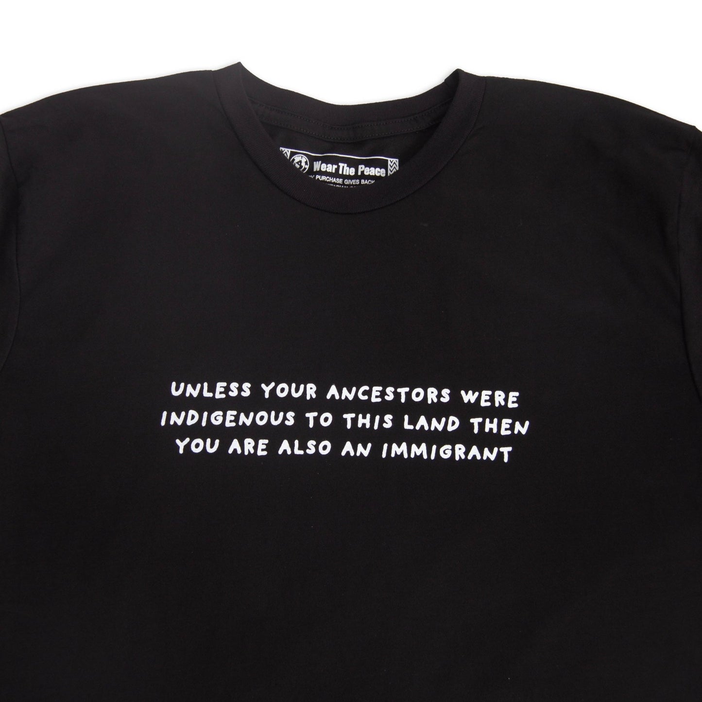 You Are Also An Immigrant Tee Wear The Peace Short Sleeves S