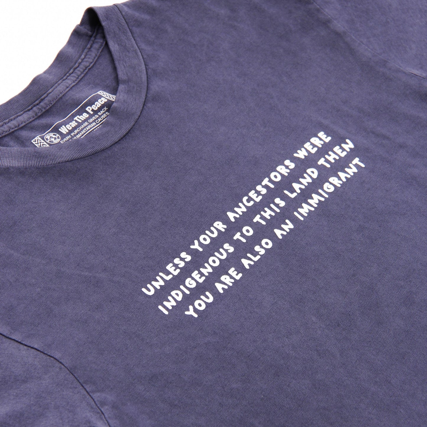 You Are Also An Immigrant Vintage Tee Wear The Peace Short Sleeves S