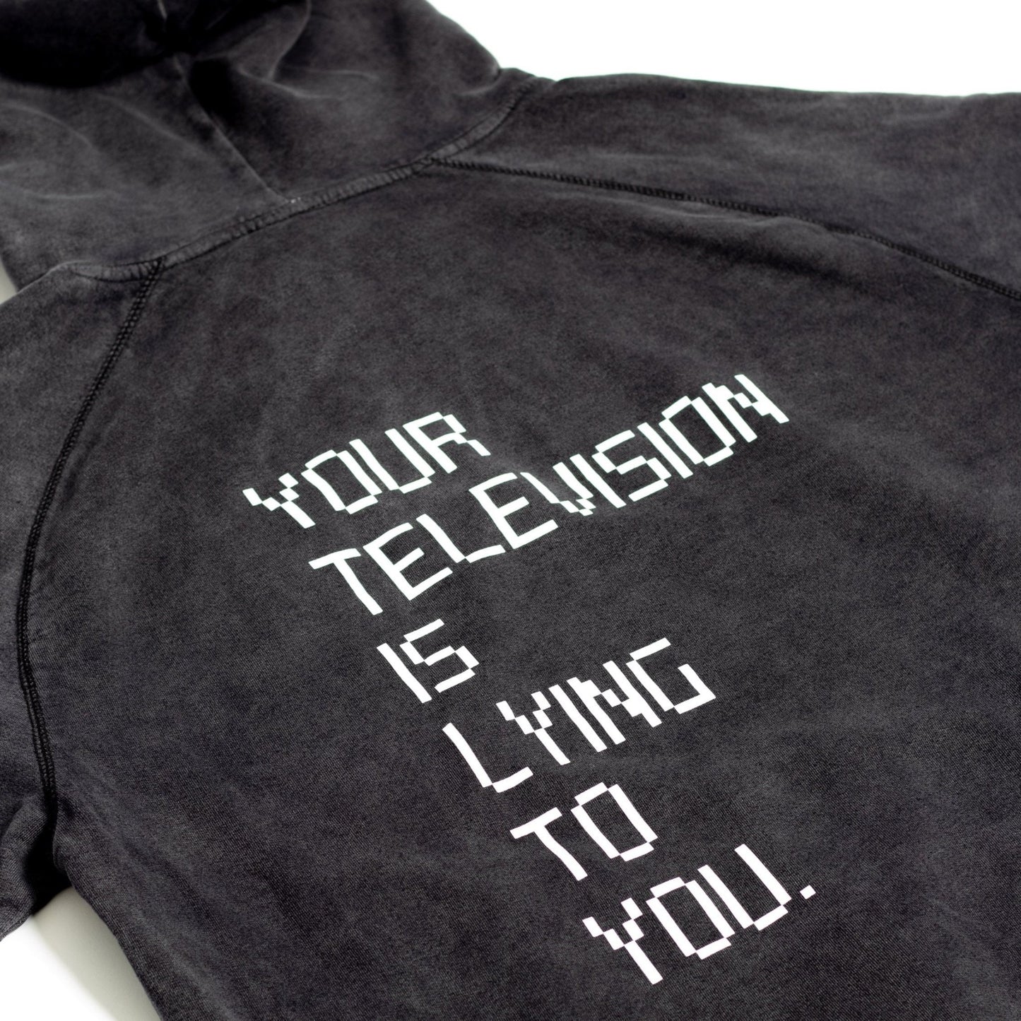 Your Television Is Lying Vintage Hoodie Wear The Peace Hoodies S