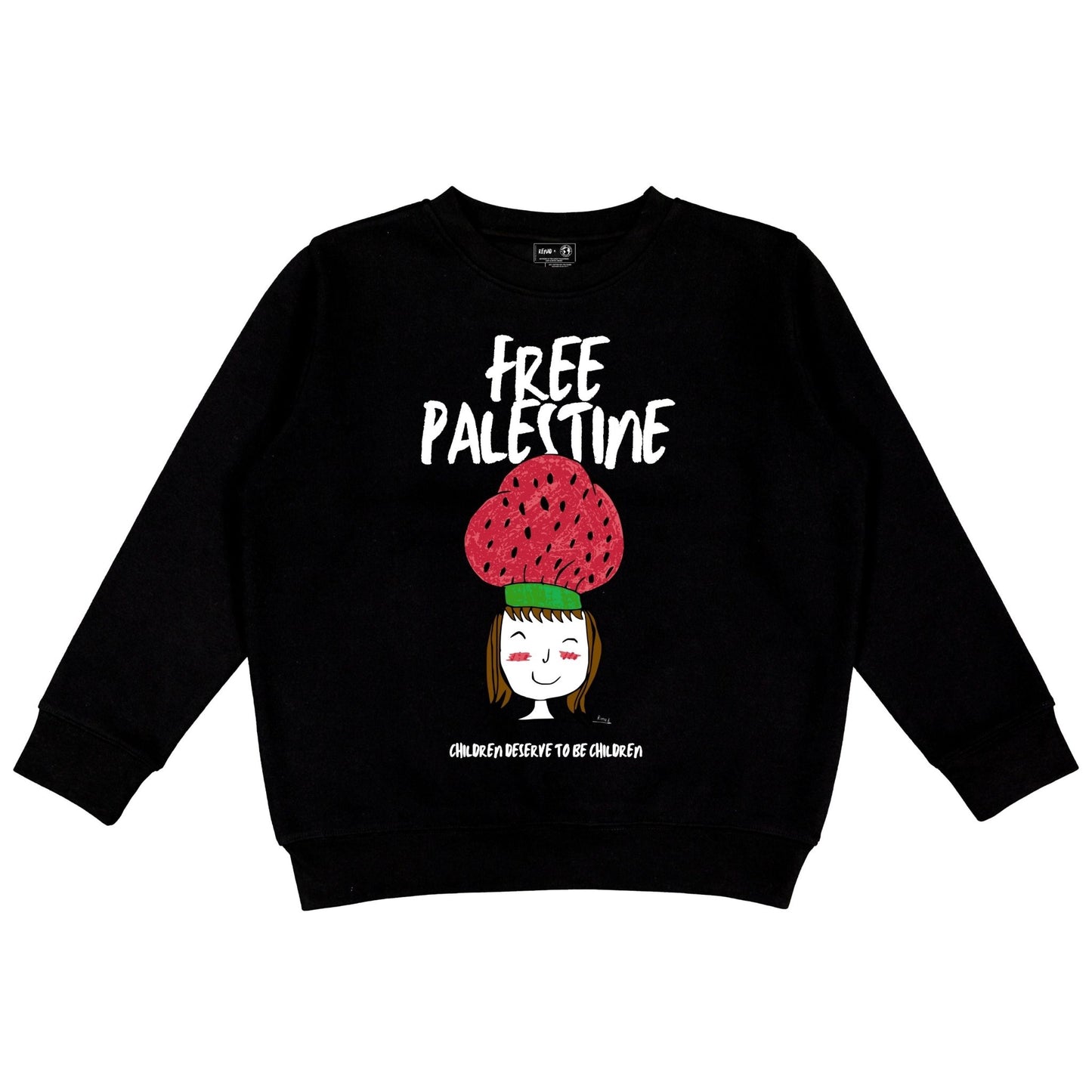 Youth Children Of Gaza Crewneck (Renad X WTP) Wear The Peace Youth Crewneck XS