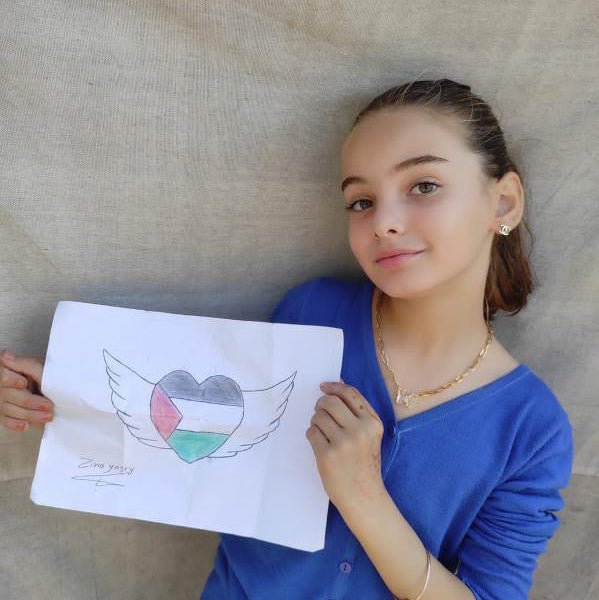 Zina Y. Art Hoodie Wear The Peace Hoodies S