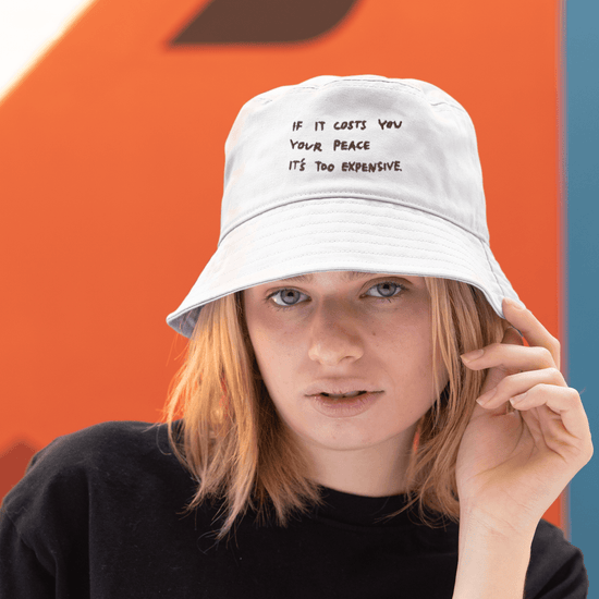 Cost Of Peace Bucket Hat Wear The Peace Dad Caps