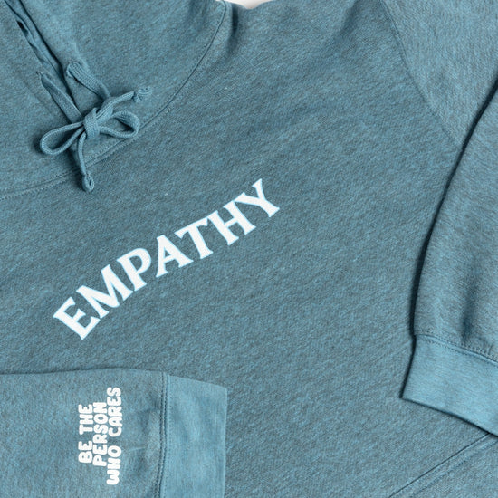 Load image into Gallery viewer, Empathy Hoodie Wear The Peace Hoodies Heather Blue S

