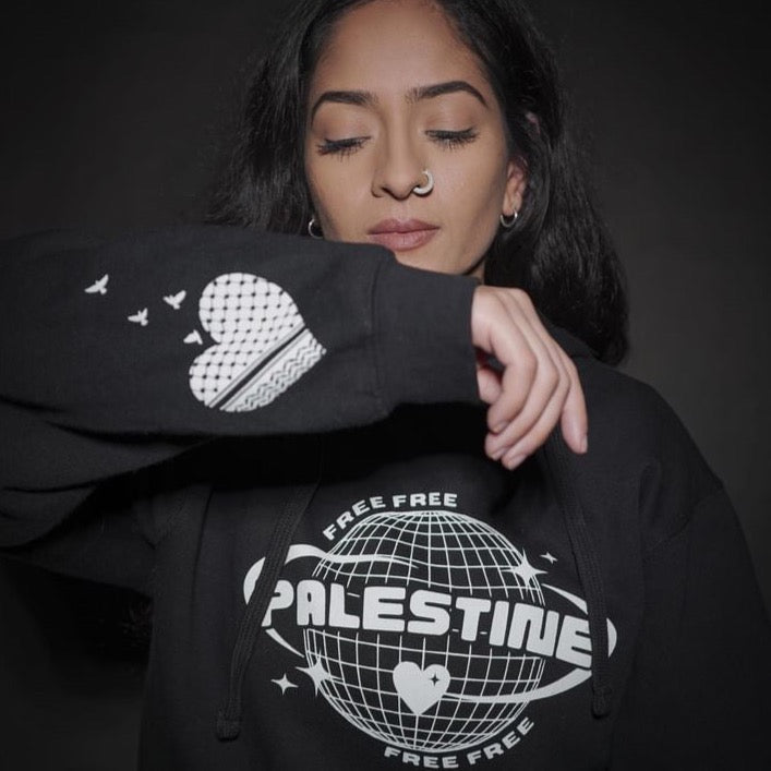Free Palestine Hoodie Wear The Peace Hoodies S