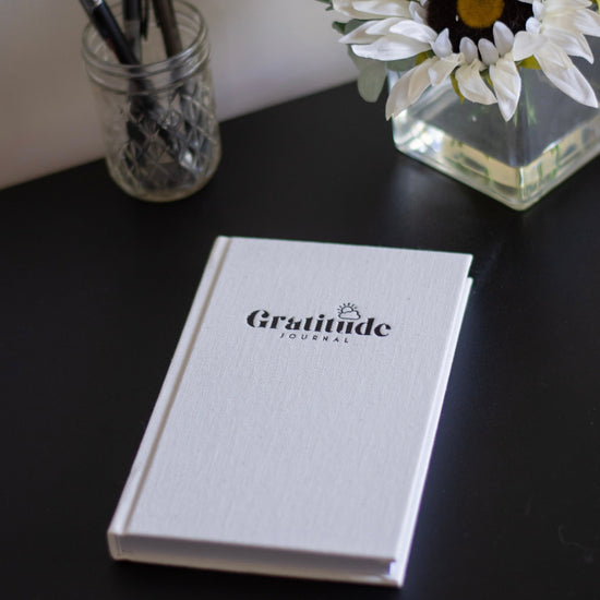 Load image into Gallery viewer, Gratitude Journal Wear The Peace Journal Black
