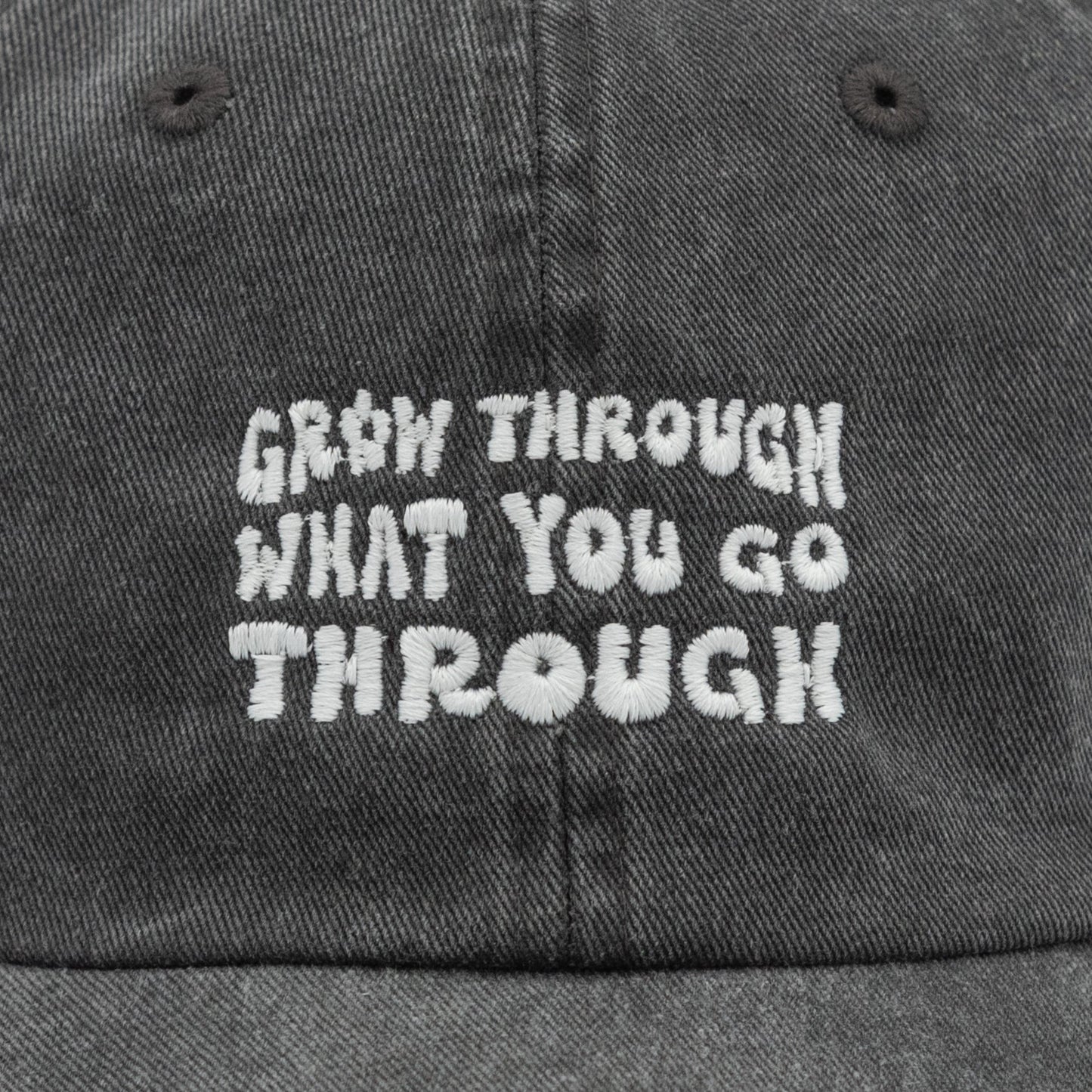 Growth Cap Wear The Peace Dad Caps Washed Gray