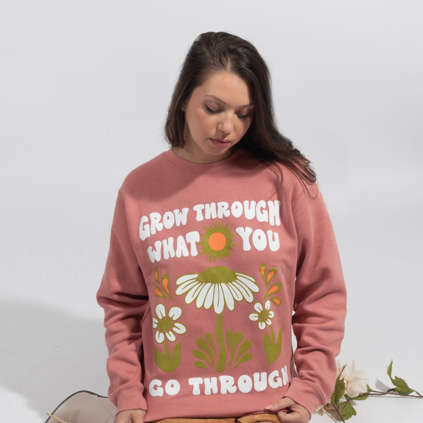 Load image into Gallery viewer, Growth Crewneck Wear The Peace Crewnecks S
