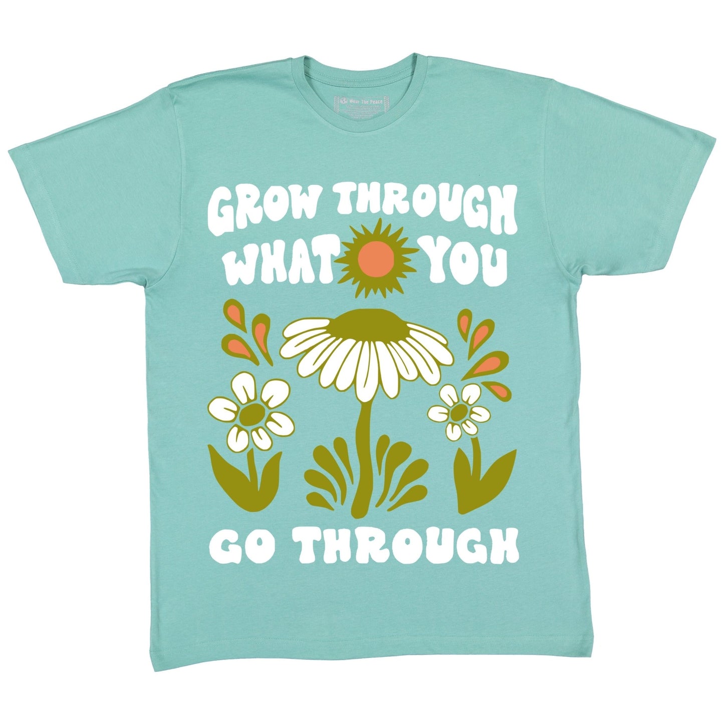 Growth Tee Wear The Peace Short Sleeves Saltwater S