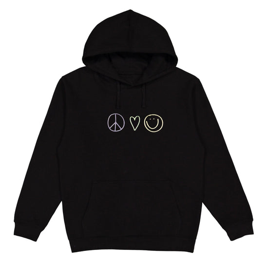 Load image into Gallery viewer, Harmony Embroidered Hoodie Wear The Peace Hoodies S
