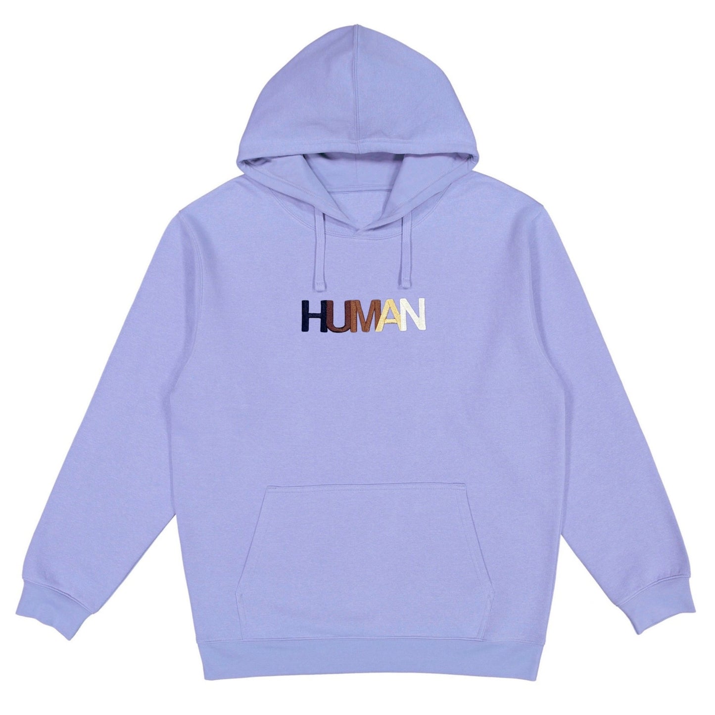 Human Embroidered Hoodie Wear The Peace Hoodies Violet S