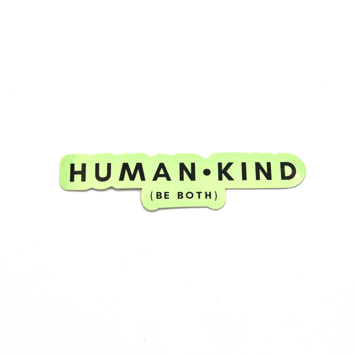 Load image into Gallery viewer, Human Kind Sticker Wear The Peace Stickers 0.5 inches x 3 inches
