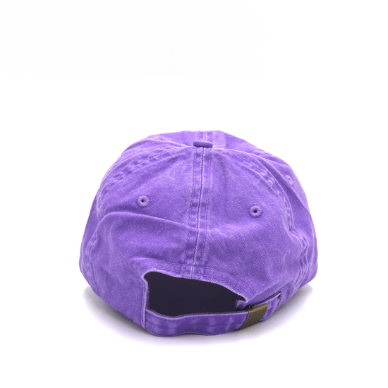 Keep Smiling Cap Wear The Peace Dad Caps Washed Purple