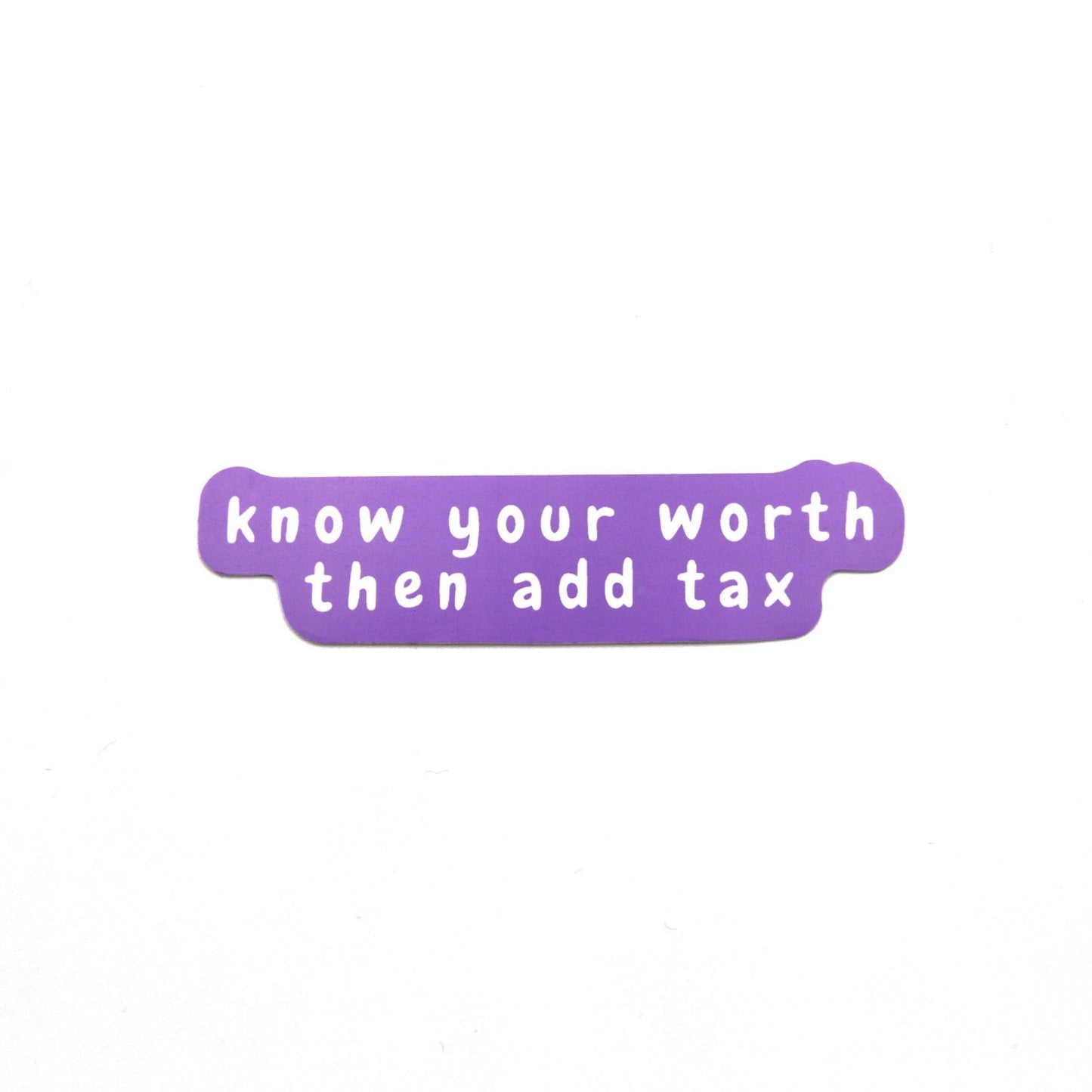Know Your Worth Sticker Wear The Peace Stickers 0.5 inches x 3 inches