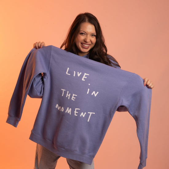 Live In The Moment Hoodie Wear The Peace Hoodies S