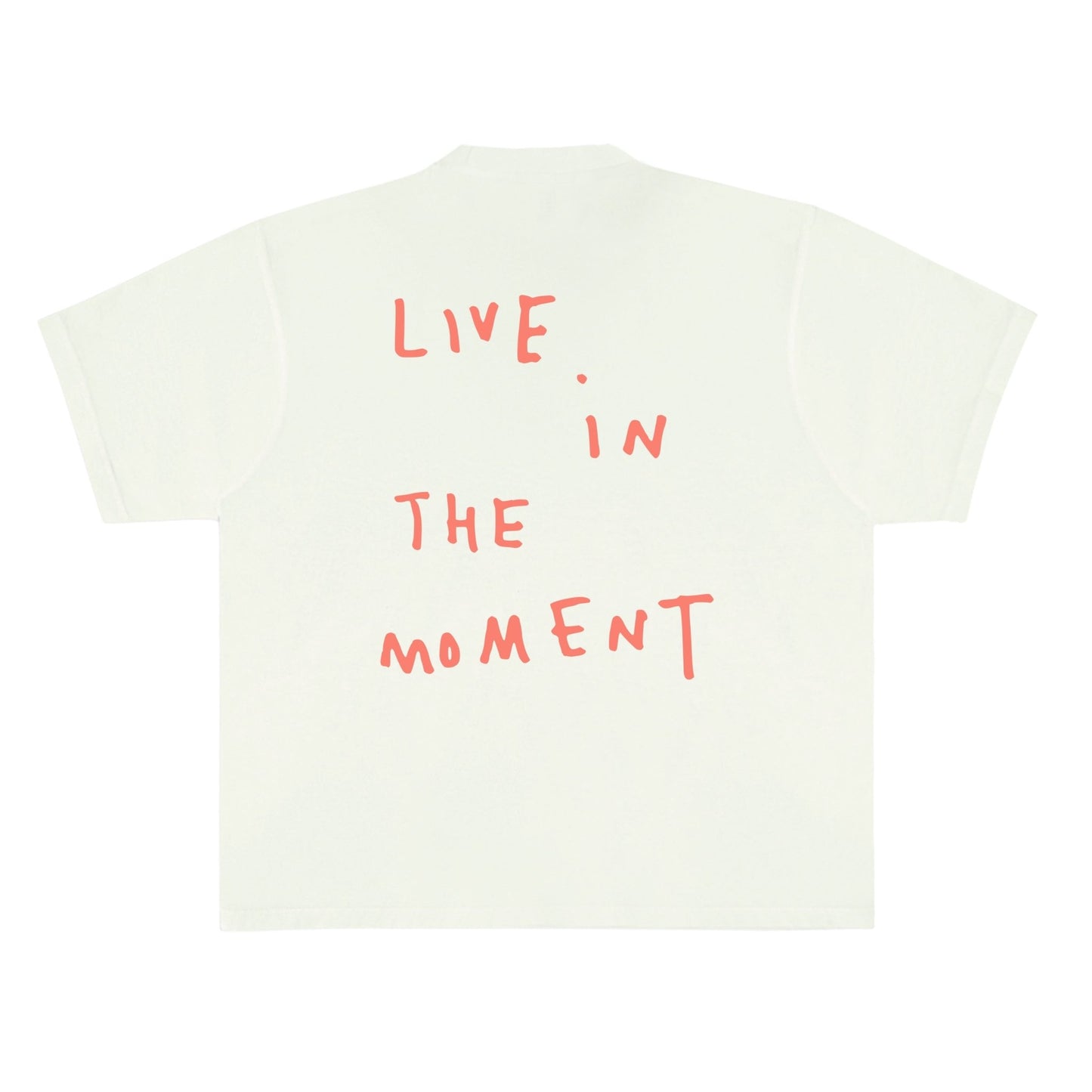 Live In The Moment Oversized Tee Wear The Peace Short Sleeves Pistachio S