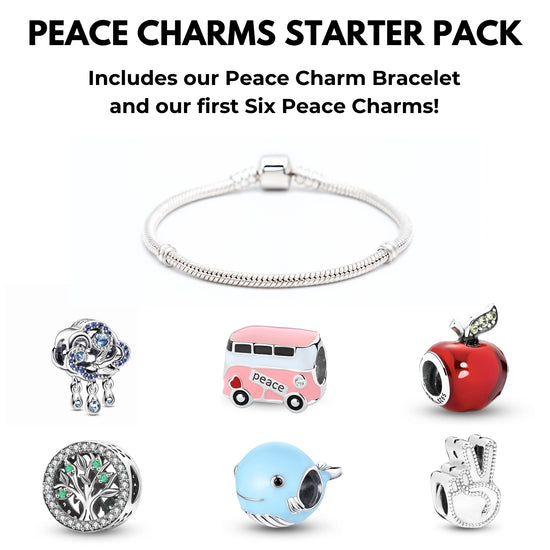 Peace Charm Starter Pack Wear The Peace 7.1 Inches Clean Water