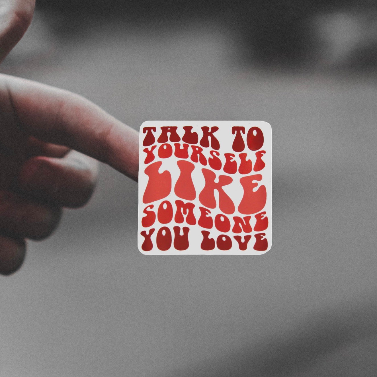 Load image into Gallery viewer, Someone You Love Sticker Wear The Peace Stickers 2 inches x 2 inches
