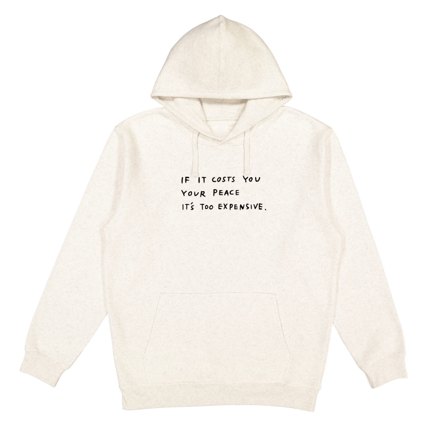 Load image into Gallery viewer, The Cost Of Peace Hoodie + Free Gratitude Journal Wear The Peace Hoodies Oatmeal S

