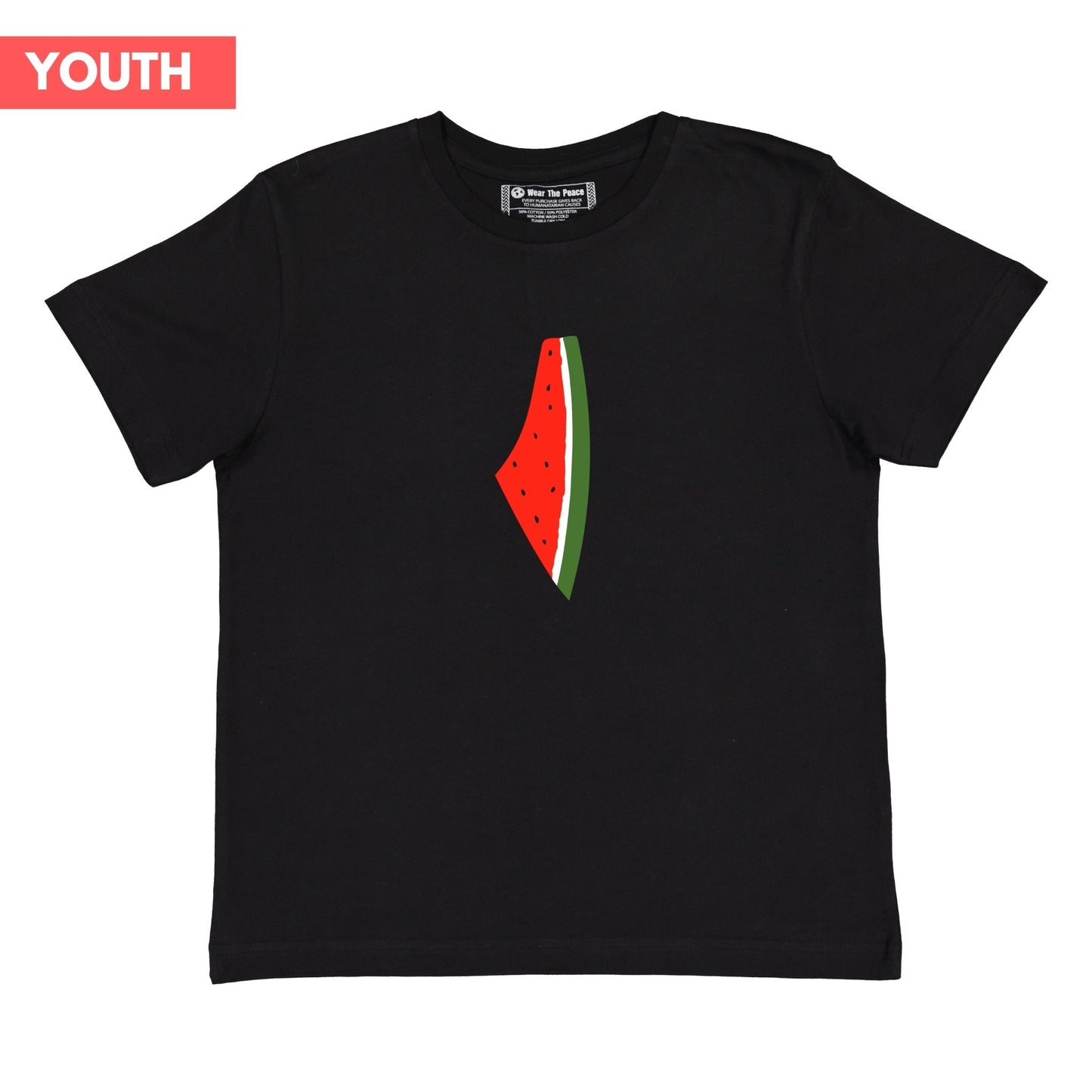 Youth Freedom Melon Tee Wear The Peace Short Sleeves XS
